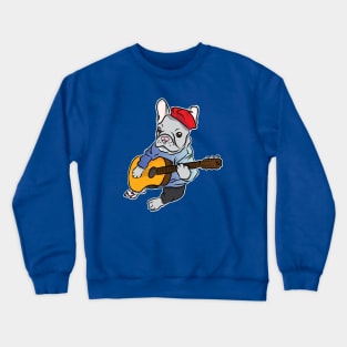 Singing French Bulldog Crewneck Sweatshirt